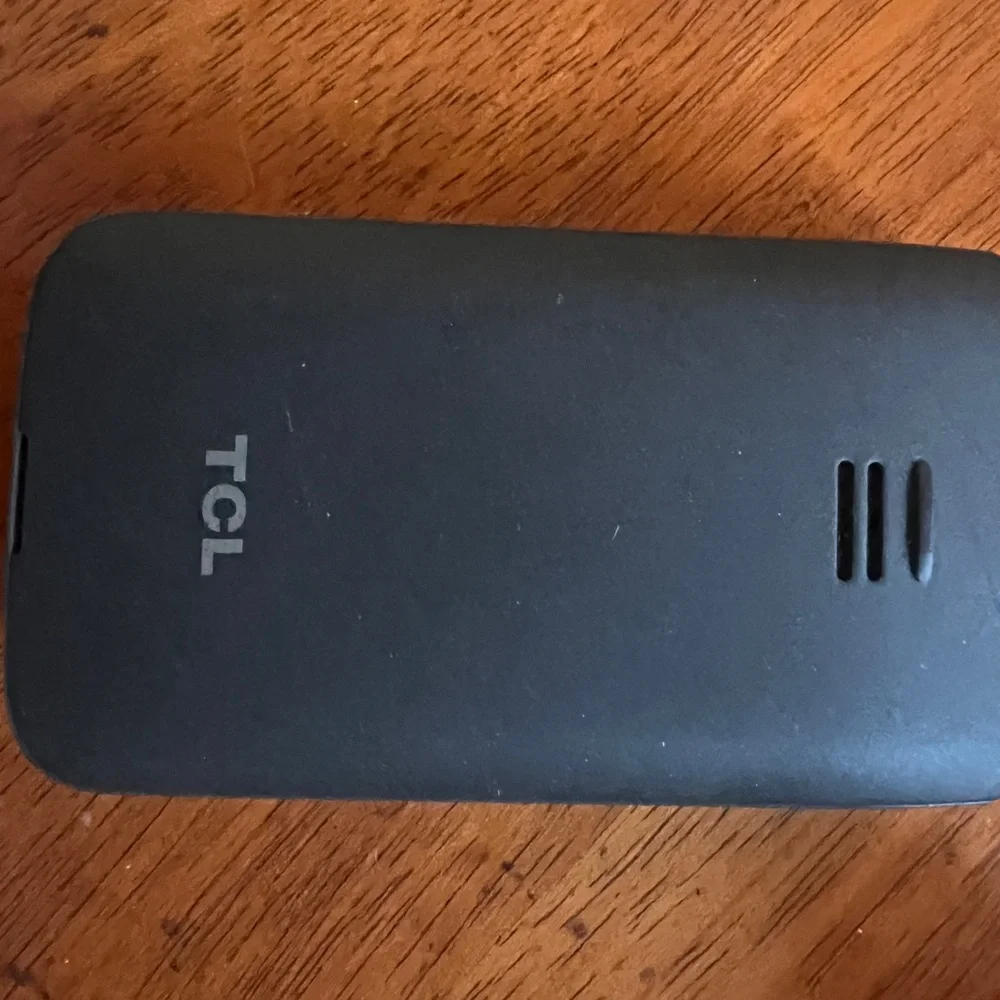 TCL Black Flip Phone